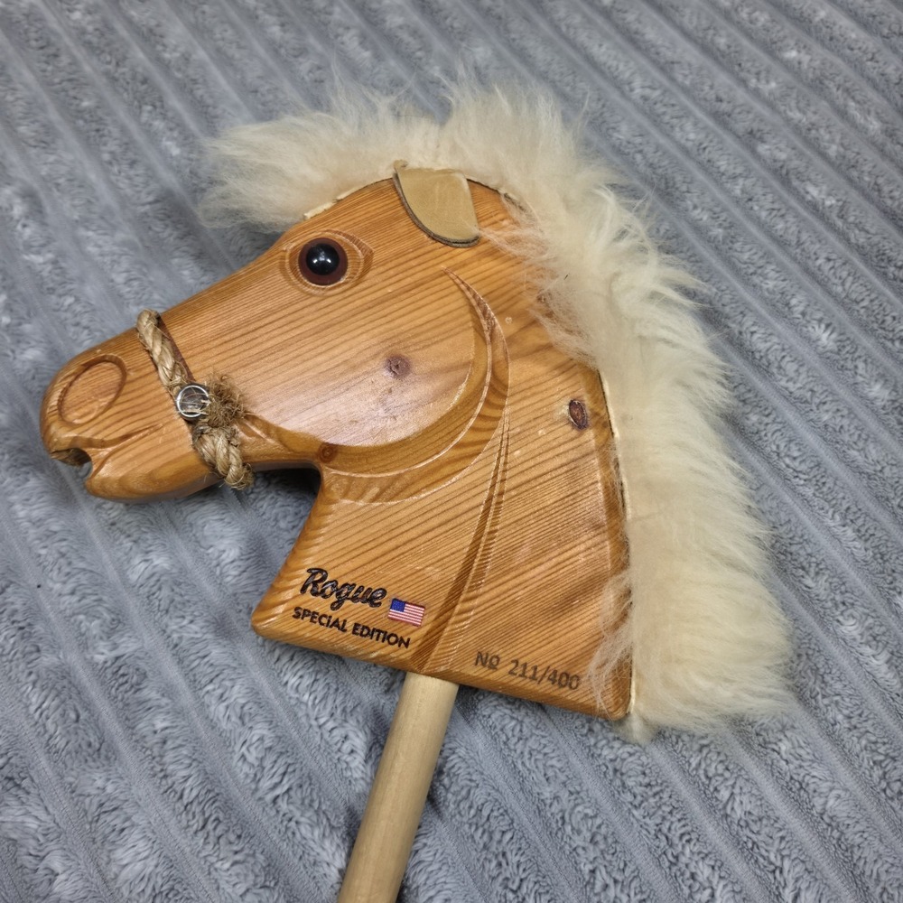 Rogue Vintage Edition Collectible Wood Riding Stick 3ft Pony Hobby Horse Limited